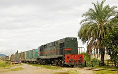 un train marchandise arrive gaafour venant de Tunis